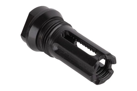 Breek Arms BFO 30 cal 5/8x24 Cage Flash Hider is made from heat treated 4140 steel.